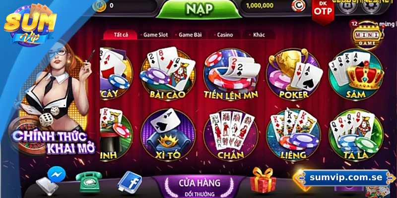 Sumvip ⭐️ Link vào SUMVIP.COM Không Chặn Mới Nhất 2025 29 Game bài Sumvip cung cấp hàng trăm trò chơi hấp dẫn